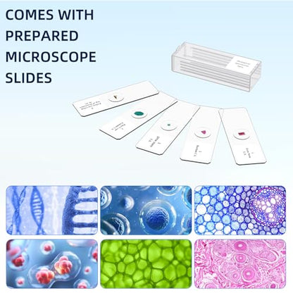 40-2000X Compound Microscope for Kids Adults Beginners