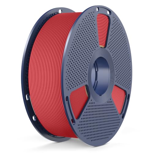 SUNLU High Speed PETG 3D Printer Filament 1.75mm, 1kg Spool, Red - color: 1kg Red, size: 1KG