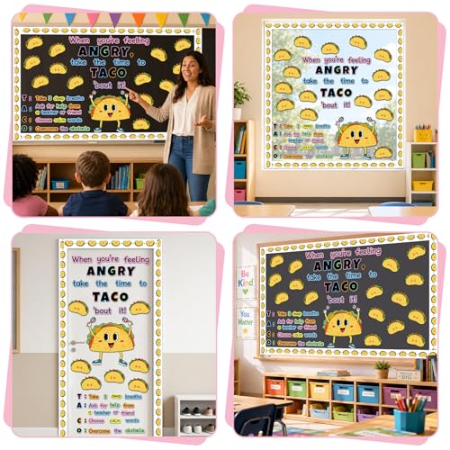 party greeting Taco Mexico Bulletin Board Set for Back to School Decoration - style: Taco