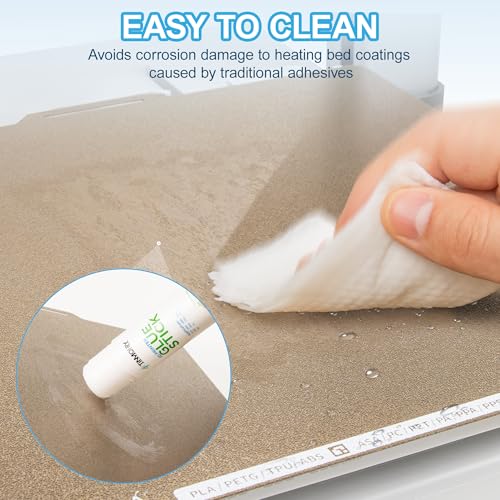 TINMORRY 3D Printer Glue Sticks, PVP Solid Glue for Hot Bed, 36 G X 4 - size: 36 g X 4