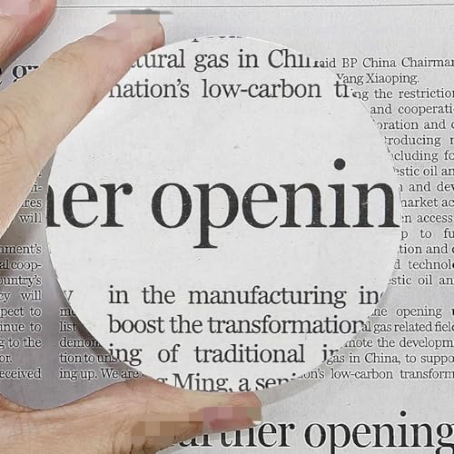 6X Paperweight Magnifying Glass Desktop Dome Magnifier 3.14in
