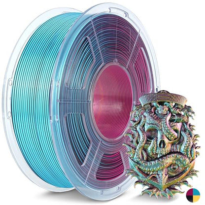 JAYO Silk Quad Color PLA 3D Printer Filament 1.75mm, 1.1kg - color: Silk Quad Red Yellow Green Black, size: 1.1KG