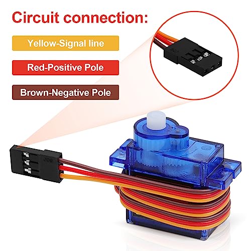 10Pcs SG90 9g Micro Servos for RC Robot Helicopter Airplane Controls Car Boat - style: 10PCS