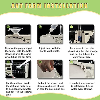 Ant Farm Castle, Ant Farm for Kids, Ant Colony Habitat Science Learning Kit - color: Ant Castle a