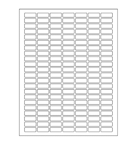 Royal Green Printable Rectangle Labels, 1 x 0.375 Inch - 1660 Pack - color: White, size: 1660