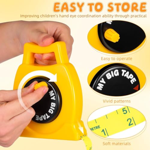 Kid Tape Measure Toy, 60 Inch / 150 cm Retractable Measuring Tape