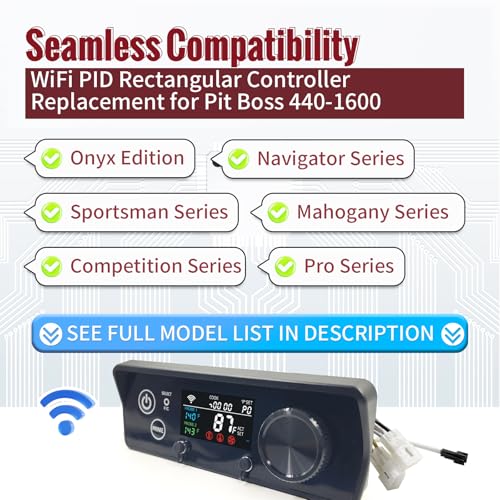 ±1°F WiFi PID APP Control Complete Kit for Pit Boss 440-1600