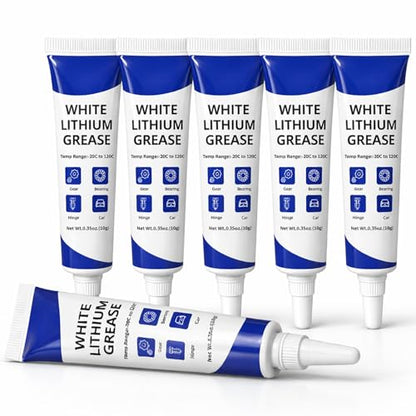 6-Pack 3D Printer Grease Lubricant for Gears Parts, Multi-Purpose Lubricant Grease for FDM 3D Printer Parts, Gears, Guide Rails and Lead Screws, Smooth Motion Support, Low Odor Grease Paste, 10g × 6 - style: 3D Printer Grease 10g x 6