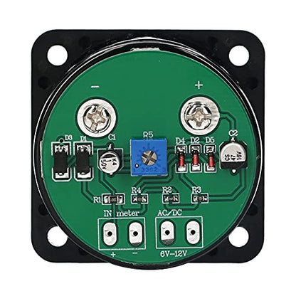 Pongnas 2PCS VU Meters, Multimeter Tester Multimeters with Adjustable Resistor CQ-45-Y for Power Amplifier