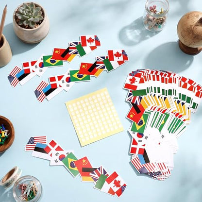 Containlol 118ft Bulletin Board Border Classroom Border, International Flag - style: International Flag