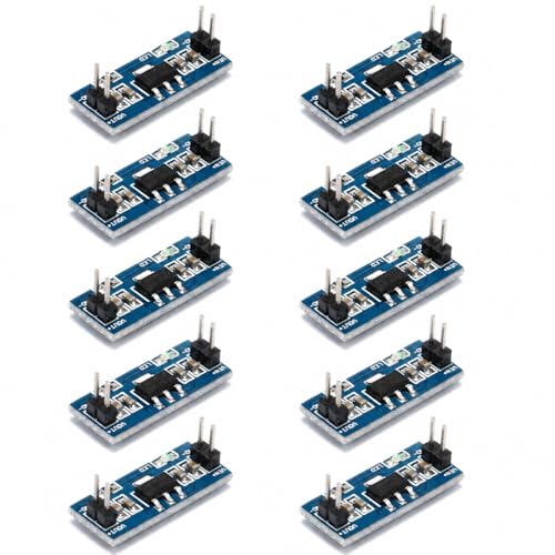 10pcs AMS1117 2.5V Power Supply Module, LDO Step Down Voltage Regulator Board for Reference Circuits, Sensors and Breadboard Projects - color: AMS1117-2.5V
