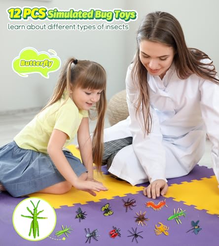 Bug Catcher for Kids, 22 PCS Bug Catching Kit with Bug Collector Toy Bugs - style: 22-Piece Set