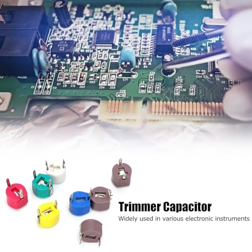 Trimmer Variable Capacitance Capacitor Kit - 80pcs 6mm Trimmer Capacitors (5/10/20/30/40/60/70/120P)