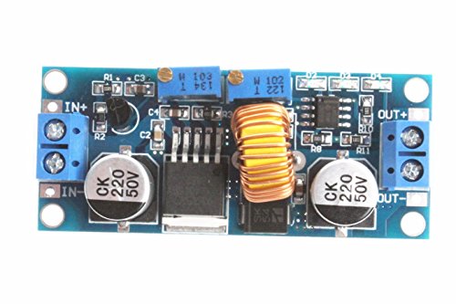 NOYITO DC to DC 5A 75W Buck Power Supply Module CC CV 5V - 36V Buck to 1.2V - 32V Output ADJ 75W Max Constant Voltage Constant Current Step-Down Power Supply Module LED Driver Board