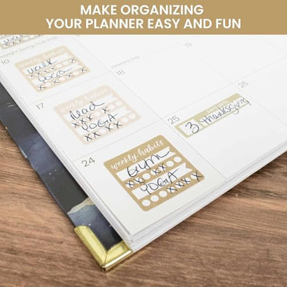 bloom daily planners Color Coding Planner Stickers - Muted Neutrals 1/4" Minimalist Dot Labels - Six Sheets, 1000+ Stickers Per Pack! - Aesthetic Boho - color: Aesthetic Boho