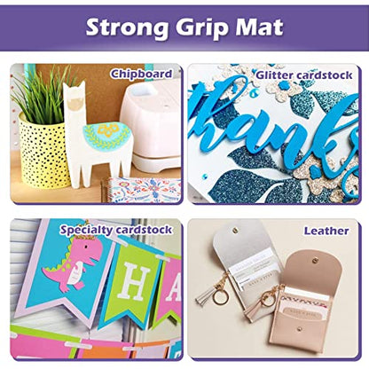 HTVRONT Strong Grip Cutting Mat 12x12, 2 Pack, Quilting & Crafting - color: Purple, size: 12X12in