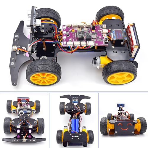 Adeept Smart Robot Car Kit for Arduino IDE, STEM Educational DIY Robotics