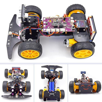 Adeept Smart Robot Car Kit for Arduino IDE, STEM Educational DIY Robotics