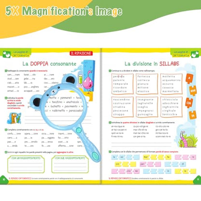 Magnifying Glass for Kids Hand Lens Kids Magnifying Glass Plastic Magnifier