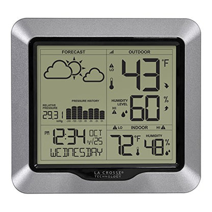 308-1417 Wireless Barometric Pressure Weather Station with WWVB Time, 330ft