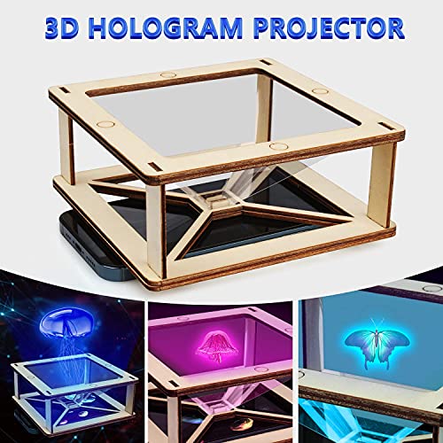 Poraxy 6 in 1 STEM Kits for Kids Age 8-10, Science Building Educational Experiment Projects 8-12, 3D Wooden Puzzles Crafts, Toys for Age 8-13, Gifts for Boys and Girls 6 7 8 9 10 11 12 13 Years Old