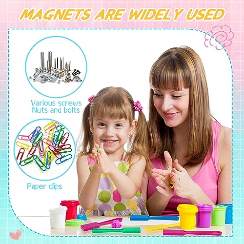 Honoson 6 Pcs Magnetic Wands for Classroom Magnet Bingo Wands STEM for Kids