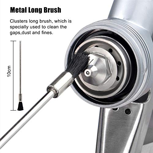 17pcs Multi-Purpose Spray Gun Cleaning Kit,Nylon Brushes Kit