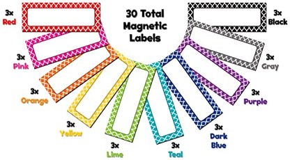 Teacher Created Resources Moroccan Magnetic Labels (20684) - color: Moroccan