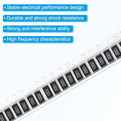 PATIKIL 2512 Surface Mount Device Chip Resistor Kit, 20Pcs 10K Ohm 1% Tolerance 1W DIY Resistor Ceramic Resistance Assortment Kits for Electronic Products - style: 10K Ohm