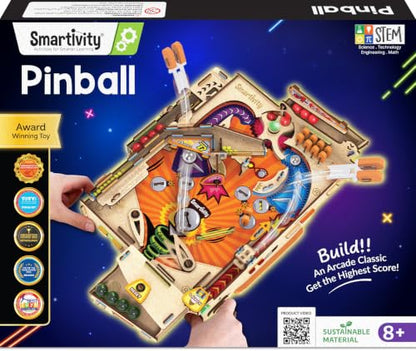 Smartivity DIY Pinball Machine I Global Award Winning Game Ages 8-99 Years