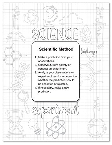 BookFactory Elementary School Science Journal, 10 Pack, 32 Pages - style: Science Journal