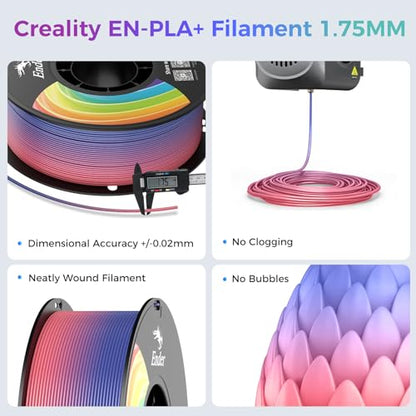 Creality 3D Printer Filament Multicolor 4KG - color: Multicolor 4kg