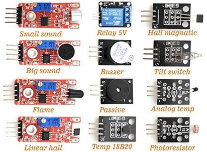 38 in 1 Sensor Module kit for Arduino Rapsberry Pi Project