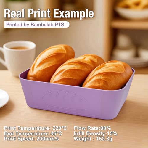YXPOLYER PLA Filament PLA Plus Food-Grade 1kg 1.75mm Pastel Purple - color: Pastel Purple