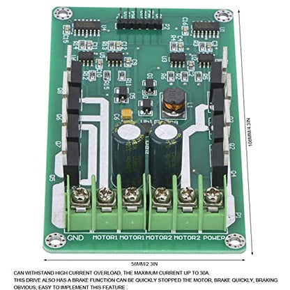 Motor Drive Controller Board Module,H Bridge Mosfet Board,DC 3-36V Peak 30A Dual Motor Driver Module Board with H-Bridge Driver Chip IRF3205 MOSFET