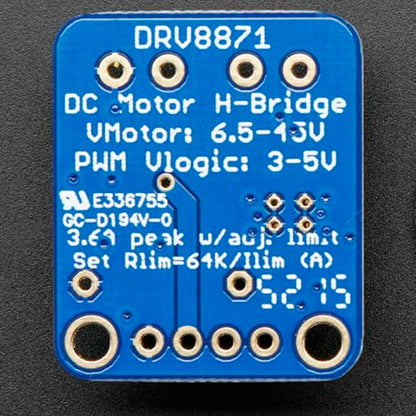 Adafruit DRV8871 DC Motor Driver Breakout Board - 3.6A Max