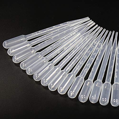 ULAB 500 Pcs Transfer Pipette, Vol. 7ml, 0.5ml Graduation, 155mm Long, Low-Density Polyethylene Material, UTP1001 - style: Vol. 7ml, 500pcs, Packed in box