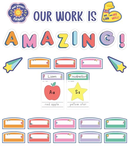 Carson Dellosa Pre-Punched We Stick Together 45-Piece Our Work is Amazing - color: Our Work is Amazing