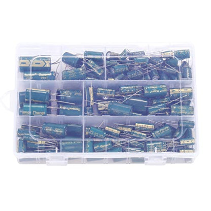 19 Values 135PCS Aluminum Electrolytic Capacitor Assortment Kit