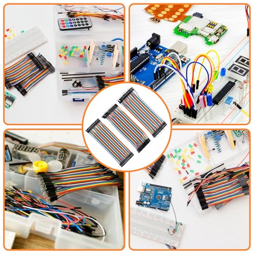 120Pcs Breadboard Jumper Wires,15 cm 40 Pin Female to Female - size: 5.9 inch (15 cm), style: Female to Female