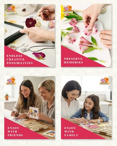 Microfleur Microwave Flower Press Refill Pack, DIY Floral Art - 9" (23 cm) - size: 9 inch Refill Pack