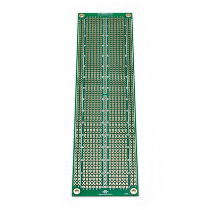 Double Sided ENIG Protoboard, Solderable Breadboard, Electronic Circuit Board for DIY Prototype Circuit, FR4, Plated Through Hole Solder Prototype Board, ST-PROTO-2-8 (2" x 8") - style: 2" x 8"