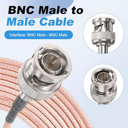 MECCANIXITY 0.33FT 3G-SDI Cable, BNC HD-SDI Cable 75 Ohm RG179, Orange - size: 0.33 FT