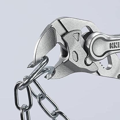 KNIPEX Tools 86 04 100 Pliers Wrench XS, 4", Silver - size: 4-Inch, style: Wrench
