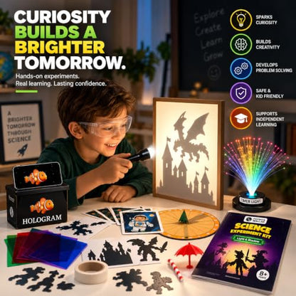 PW Science Experiment Kit for Kids Ages 8–14, 100+ STEM DIY Activities