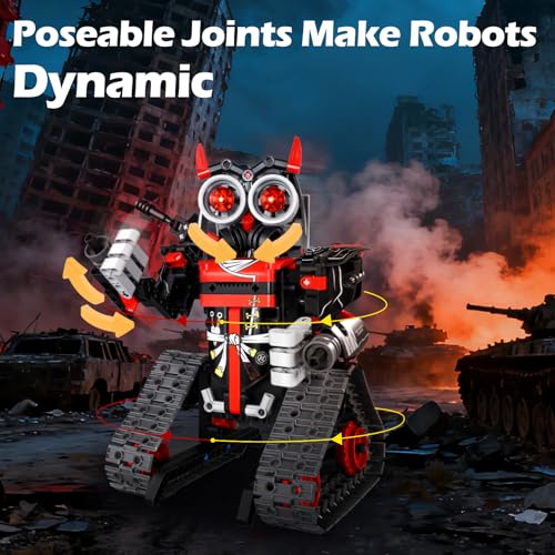 3 in 1 Robot Building Kits - STEM Toys for Kids 6 7 8 9 10 11 12+ Year Old, Birthday Gifts for Boys, Remote APP Control Coding Projects, Science DIY Robotics Kit