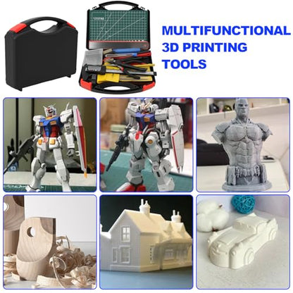 112 Pcs 3D Printer Tools Kit, 3D Printer Accessories for Cleaning,Finishing - color: 112PCS