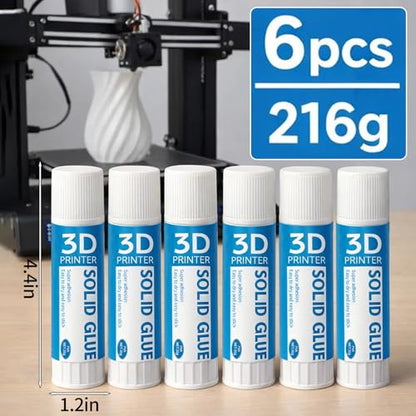 3D Printer Glue Stick 3D Printer Bed Adhesive Solid Glue Sticks 6Pcs - style: 3D Printer Solid Glue 36g x 6