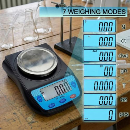 Digital Scale Mass Balance Lab Science 0.01g Accuracy Weighing Device