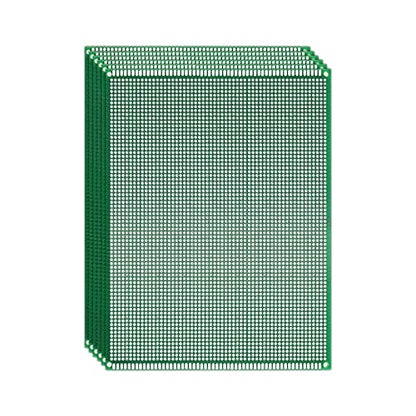 Double Sided PCB Board,D DZRCOXI Large PCB Circuit Board Protoboard 50Pcs 15X20CM for DIY Soldering Electronic Projects Compatible with Arduino Kits (15X20CM-50Pcs) - style: 15X20CM-50Pcs